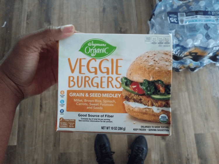 Wegmans Organic Veggie Burgers Grain & Seed Medley