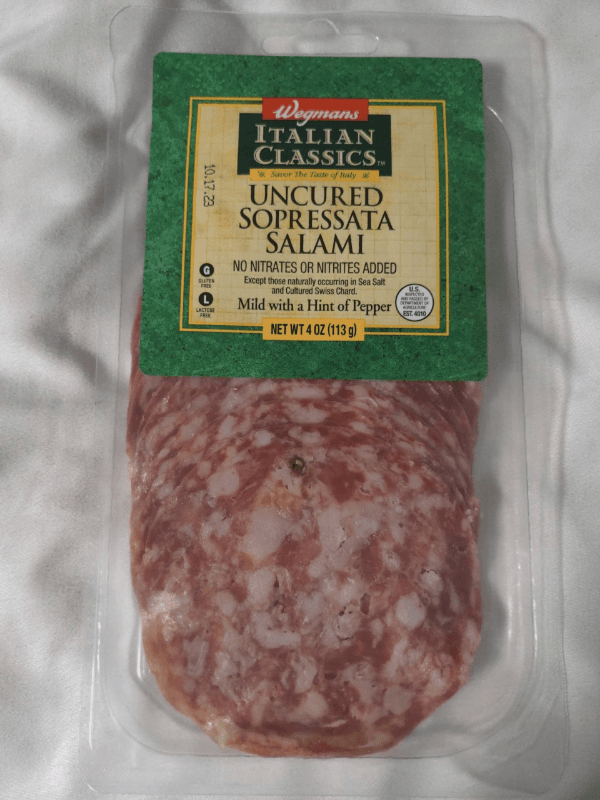Wegmans Italian Classics Uncured Sopressata Salami