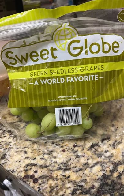 Sweet Globe Green Seedless Grapes