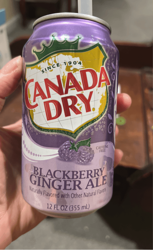 Canada Dry Blackberry Ginger Ale