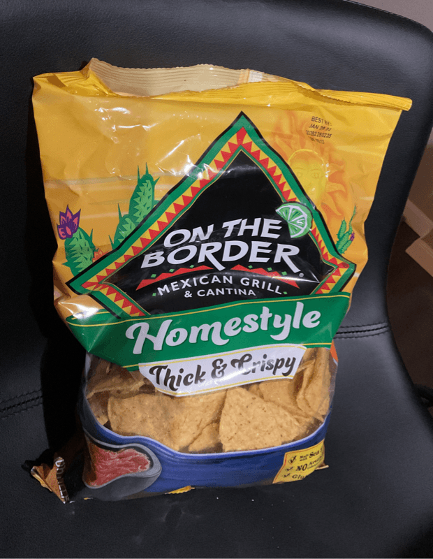 On The Border Homestyle Thick & Crispy Tortilla Chips