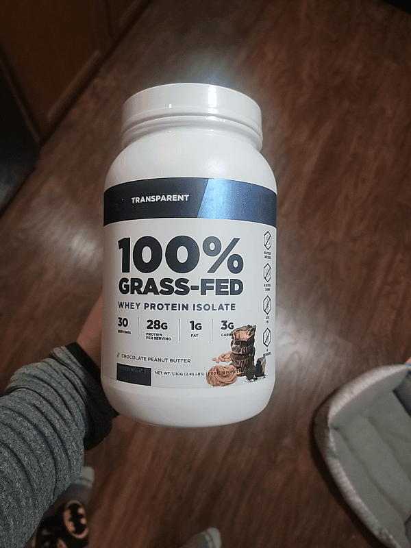 Transparent Labs 100% Grass-Fed Whey Protein Isolate Chocolate Peanut Butter