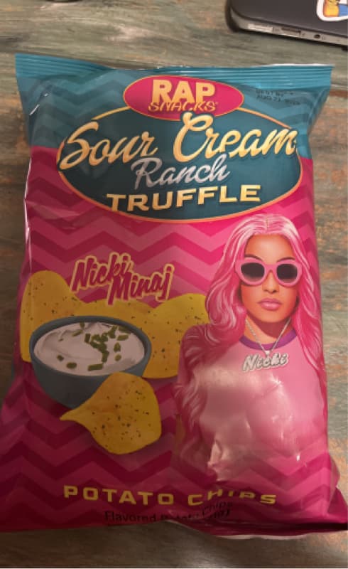 Rap Snacks Sour Cream Ranch Truffle Nicki Minaj Potato Chips