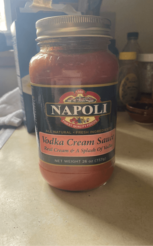 Napoli Vodka Cream Sauce