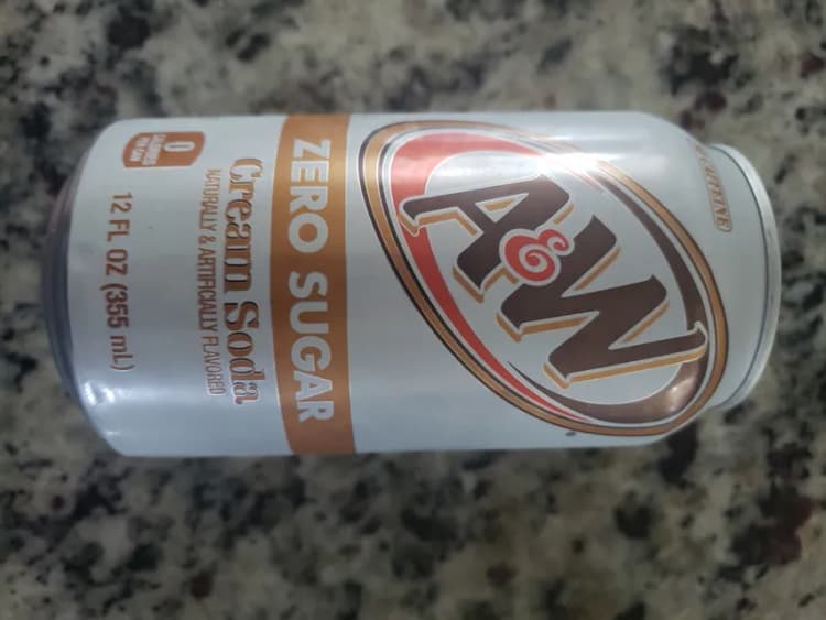 A&W Zero Sugar Cream Soda