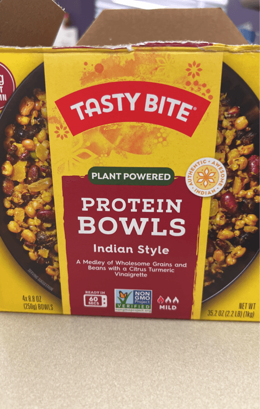 Tasty Bite Plant Powered Indian Style Protein Bowls