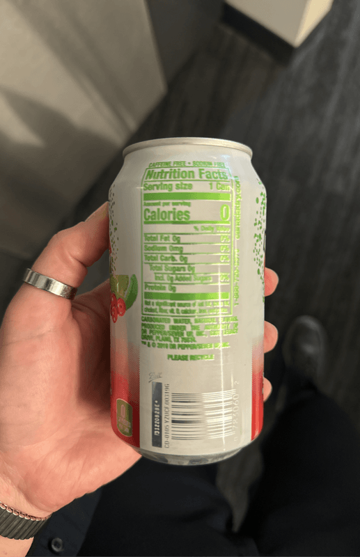 Canada Dry Cranberry Lime Sparkling Seltzer Water