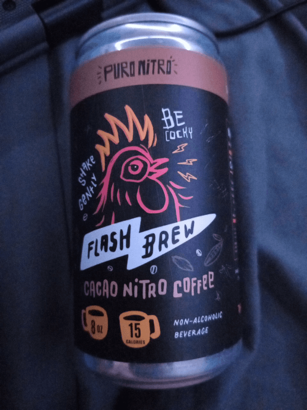 Puro Nitro Flash Brew Cacao Nitro Coffee