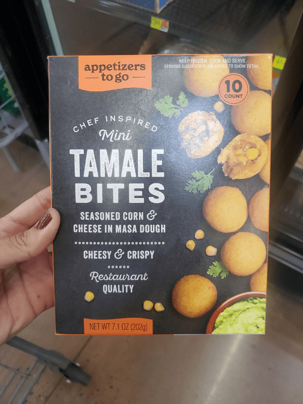 Appetizers To Go Seasoned Corn & Cheese In Masa Dough Mini Tamale Bites
