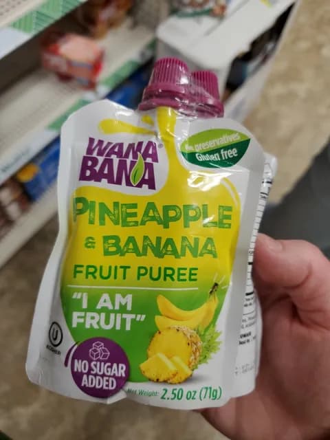 Wana Bana Pineapple & Banana Fruit Puree