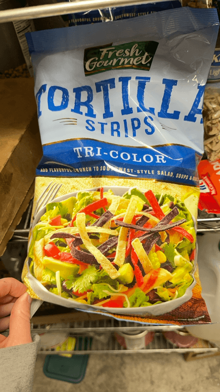 Fresh Gourmet Tortilla Strips Tri-Color