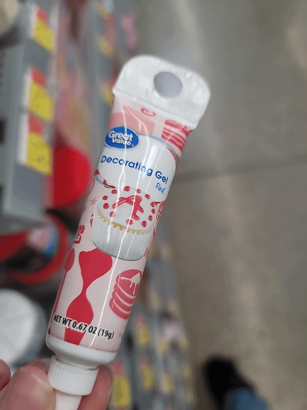 Great Value Red Decorating Gel