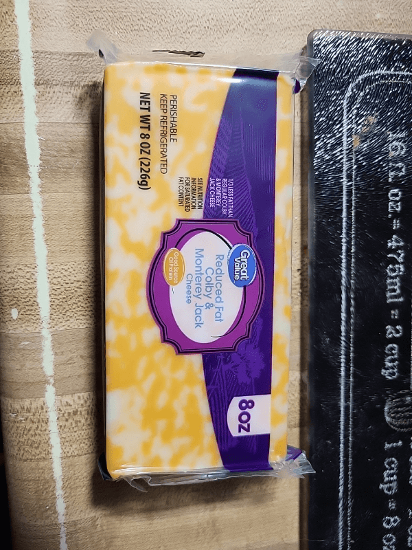 Great Value Reduced Fat Colby & Monterey Jack Cheese