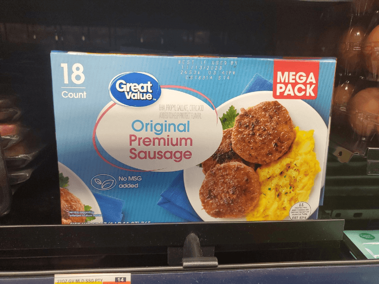 Great Value Original Premium Sausage