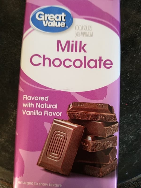 Great Value Milk Chocolate Flavored With Natural Vanilla Flavor