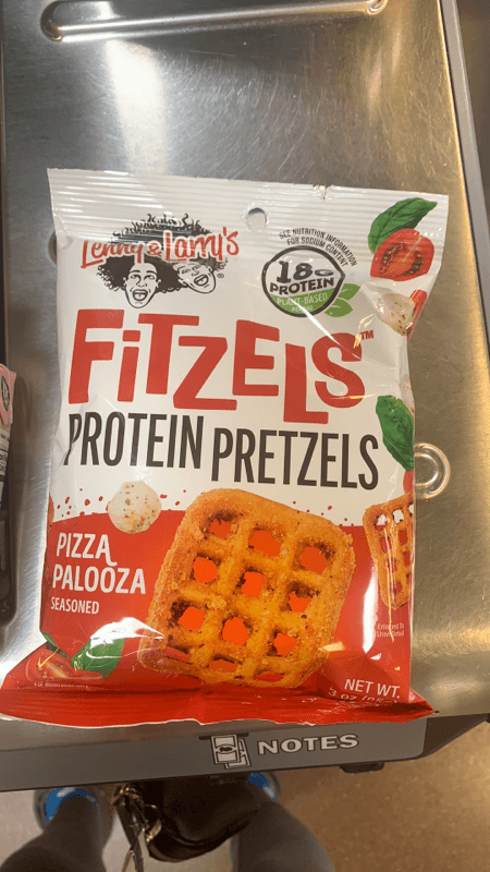 Lenny & Larry'S Fitzels Protein Pretzels Pizza Palooza Seasoned