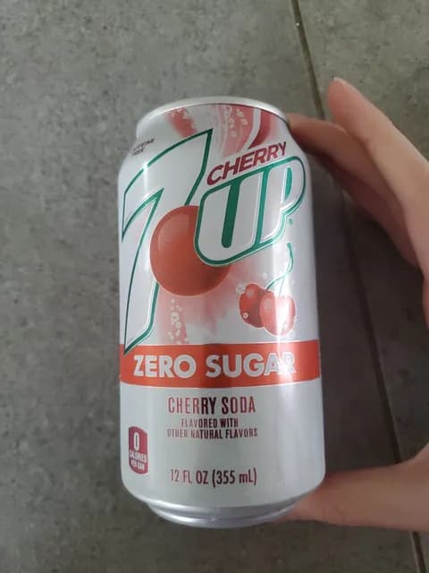 7Up Zero Sugar Cherry Soda