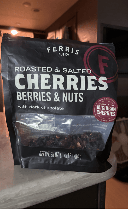 Ferris Nut Co. Roasted & Salted Cherries Berries & Nuts With Dark Chocolate