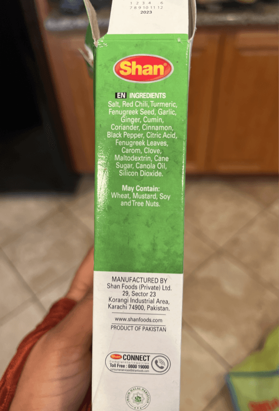 Shan Vegetable Masala