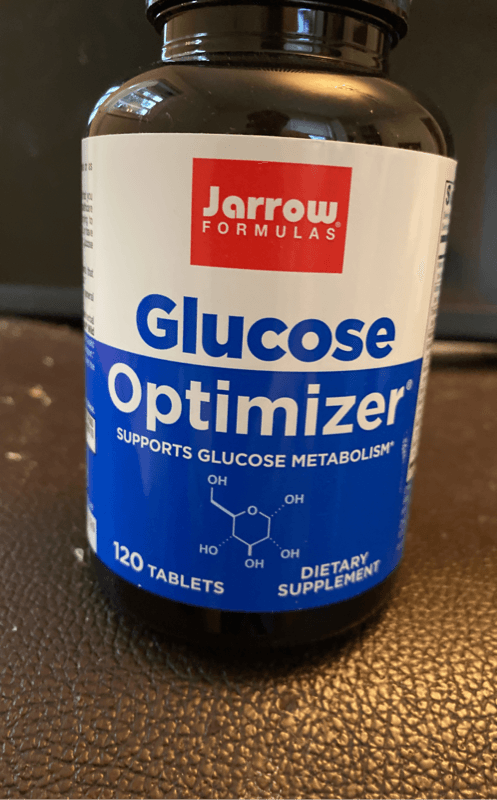 Jarrow Formulas Glucose Optimizer Supports Glucose Metabolism Dietary Supplement