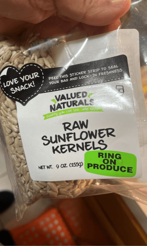 Value Naturals Raw Sunflower Kernels