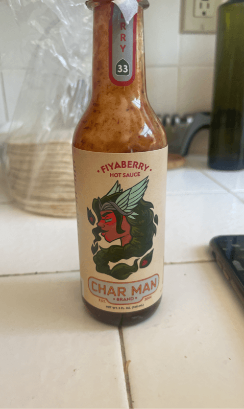 Char Man Fiyaberry Hot Sauce