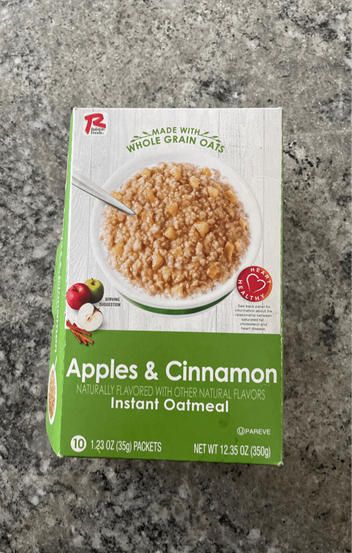 Ralston Foods Instant Oatmeal Apple & Cinnamon