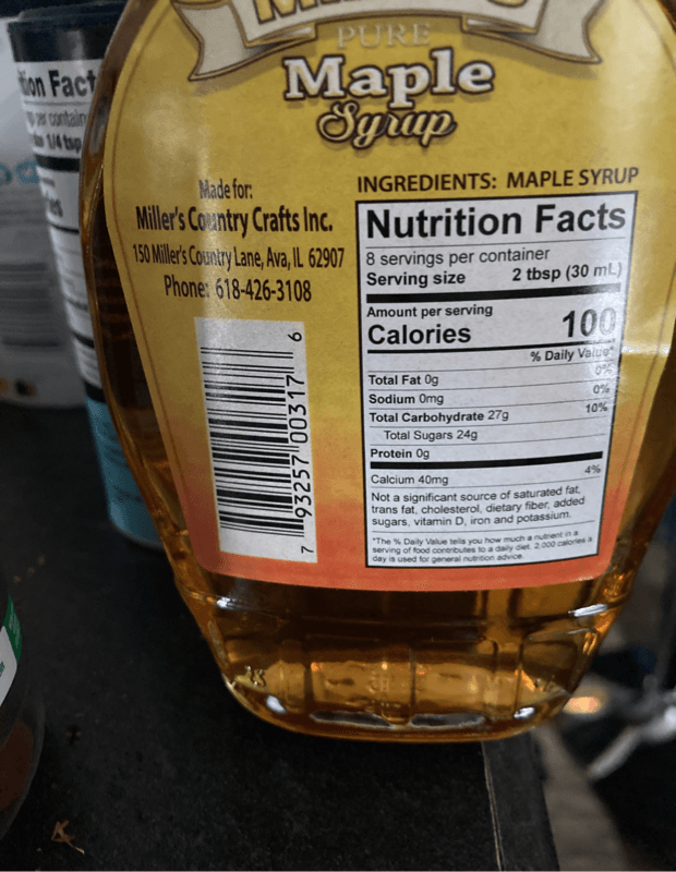 Miller'S Pure Maple Syrup