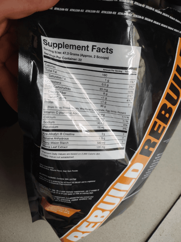 Athlean-Rx X-Lr8 French Vanilla Bean