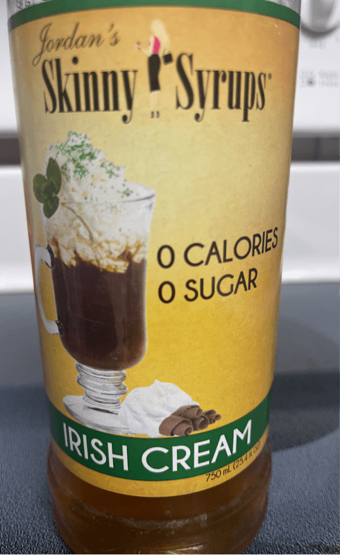 Jordan'S Skinny Syrups Irish Cream