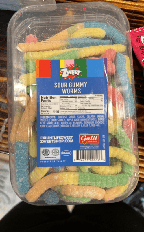 Zweet Gummies Sour Worms