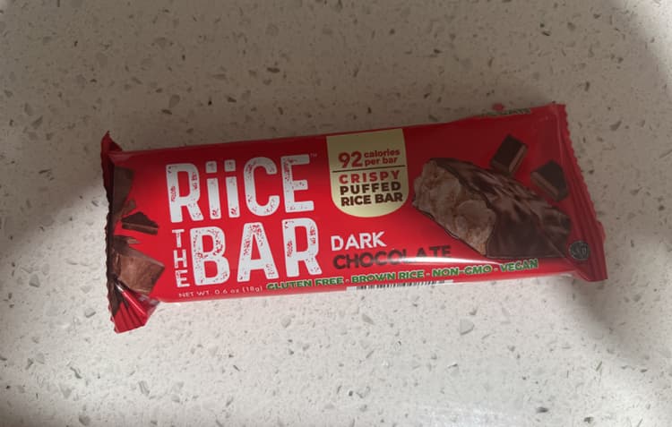 The Riice Bar Dark Chocolate