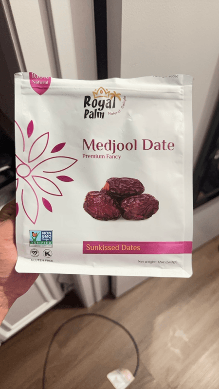 Royal Palm Medjool Date Sunkissed Dates