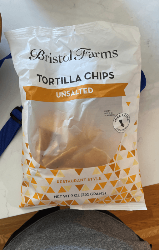 Bristol Farms Unsalted Tortilla Chips