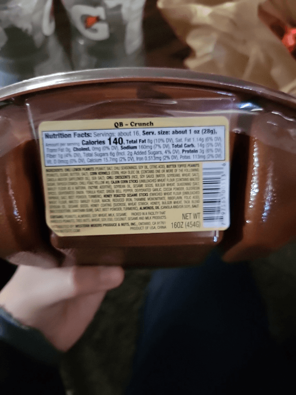 Qb Crunch Football Snack Tray