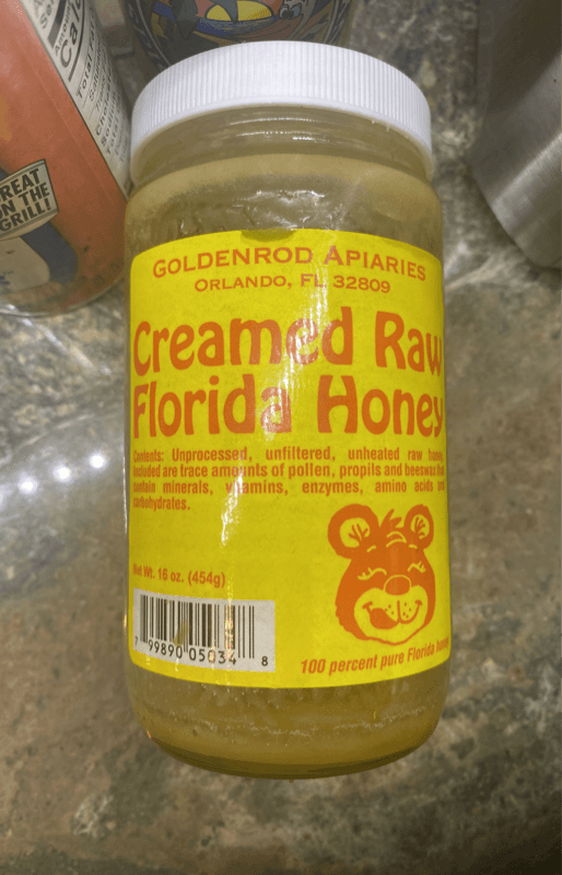 Goldenrod Apiaries Creamed Raw Florida Honey