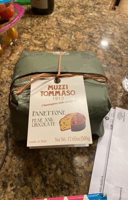 Muzzi Tommaso Panettone Pear And Chocolate