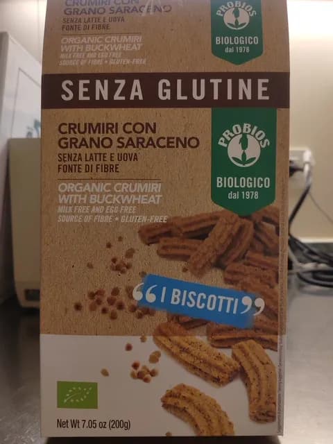 Probios Biologico Organic Crumiri With Buckwheat