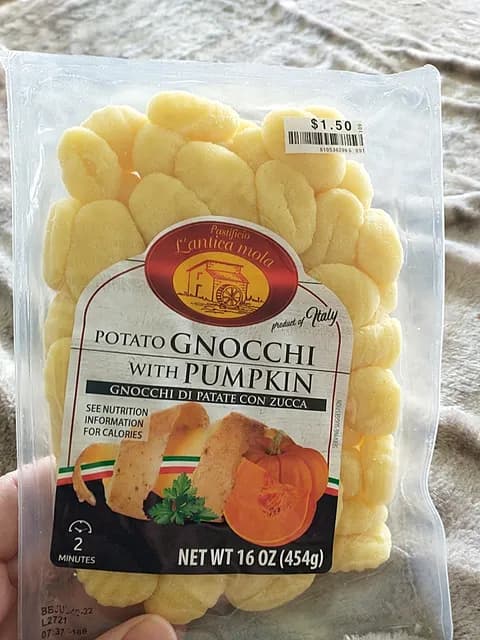 Pastificio L'Antica Mola Potato Gnocchi With Pumpkin
