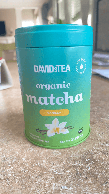 Davidstea Matcha Vanilla Matcha Drink Mix
