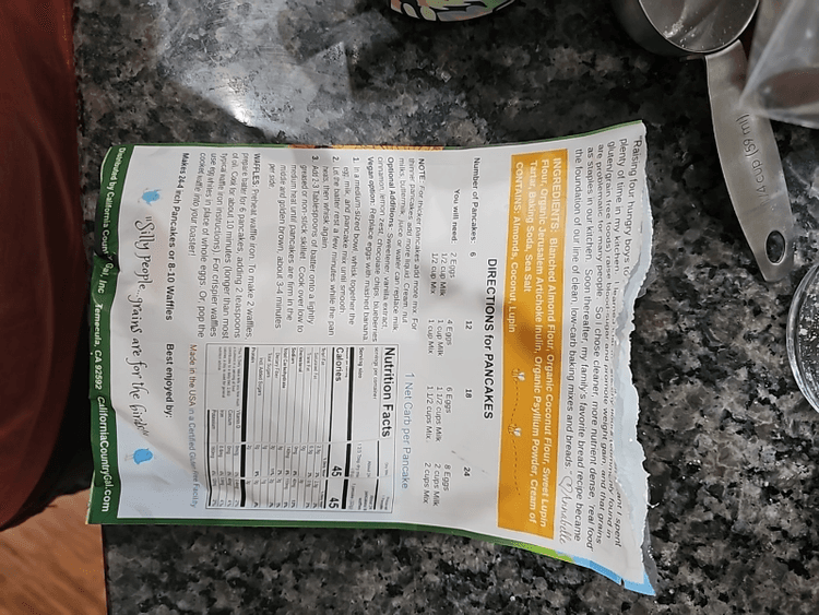 California Country Gal Pancake & Waffle Grain Free Mix