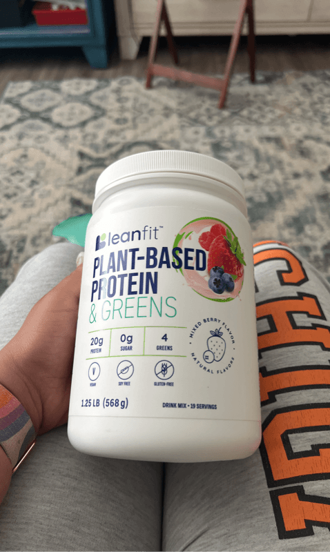 Leanfit Plant-Based Protein & Greens Mixed Berry Flavor