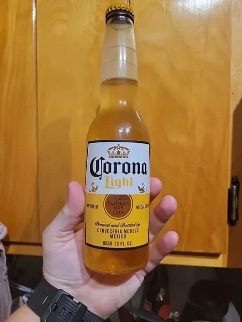 Corona La Cerveza Mas Fina Light Beer