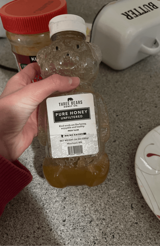 Three Bears Honey Co. Pure Honey Unfiltered