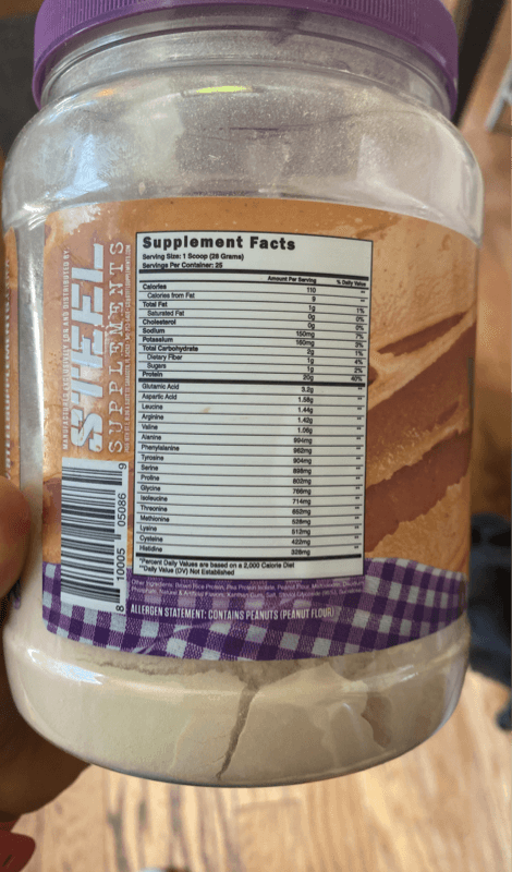 Steel Supplements Veg-Pro Peanut Butter & Jelly