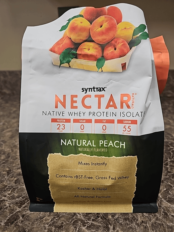 Syntrax Nectar Naturals Natural Peach Native Whey Protein Isolate