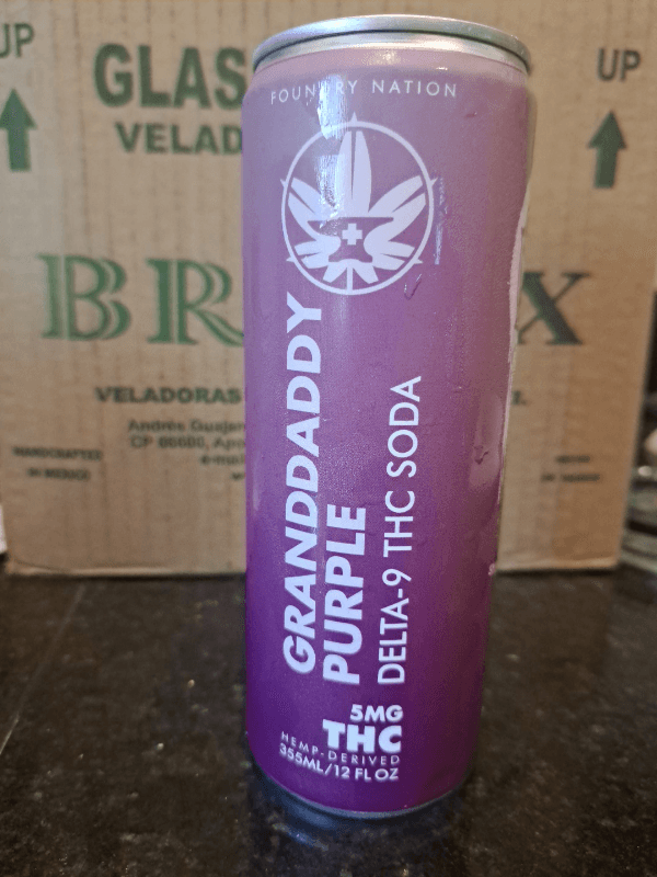 Foundry Nation Granddaddy Purple Delta-9 Thc Soda