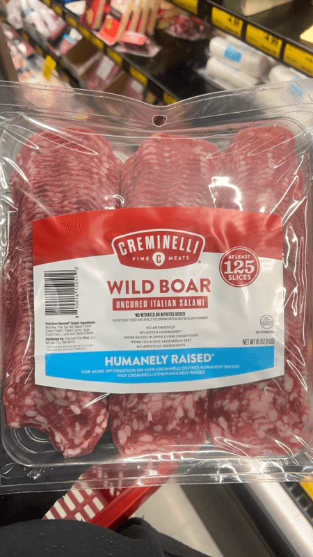 Creminelli Wild Boar Uncured Italian Salami