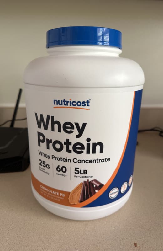 Nutricost Whey Protein Concentrate Chocolate Pb
