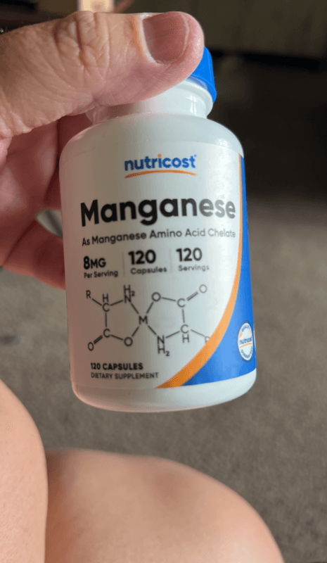Nutricost Manganese As Manganese Amino Acid Chelate